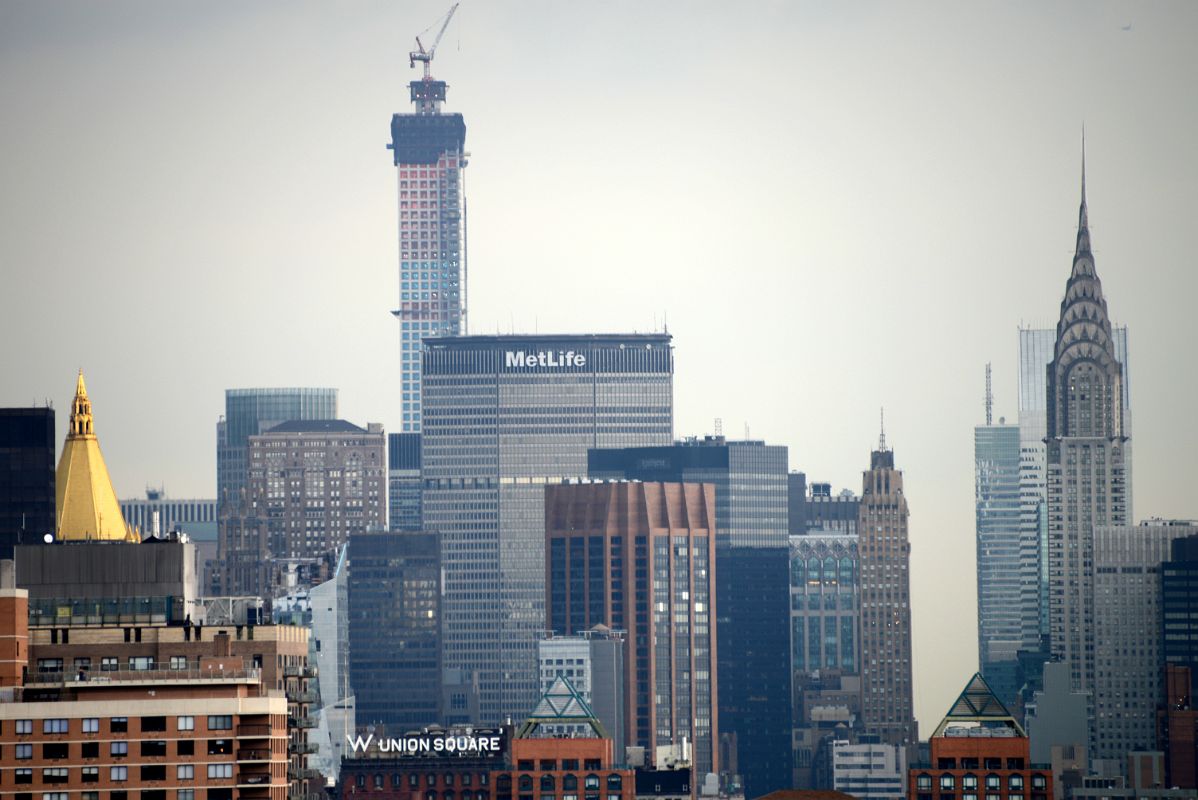 09-06 432 Park Being Built, MetLife, Chrysler Building From Rooftop NoMo SoHo New York City